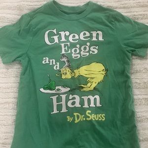 Dr Seuss green eggs and ham T-shirt youth md